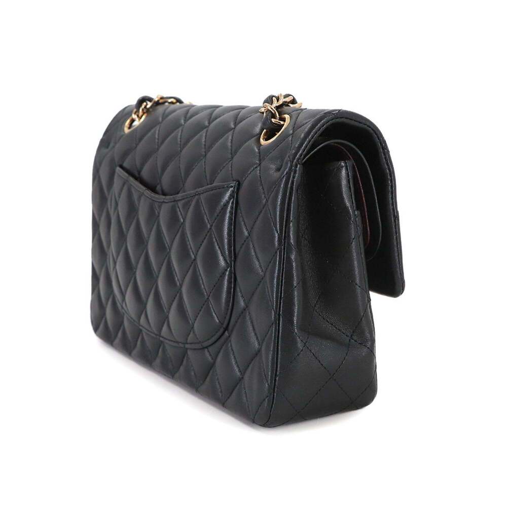 CHANEL Matelasse 25 Chain Shoulder Handbag in Black Lambskin with Gold Hardwa... - Picture 4 of 10